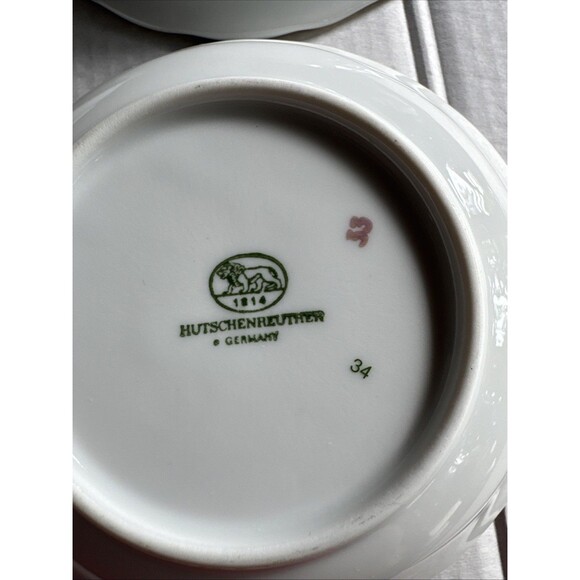 Hutschenreuther (4) Maria Theressia Mirabelle 5.25” Fruit/Dessert Bowls Germany - Picture 5 of 5